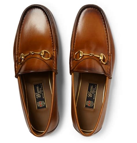 gucci brown loafer style|men Gucci loafers brown style.